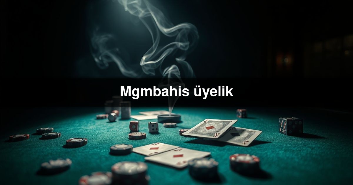 Mgmbahis üyelik