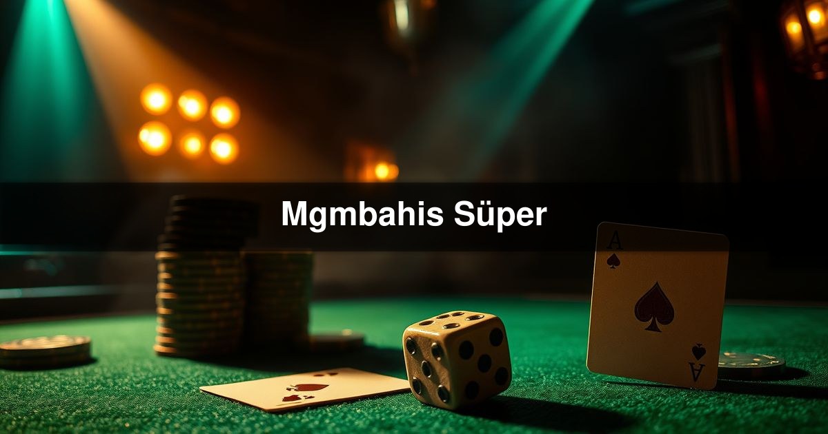 Mgmbahis Süper